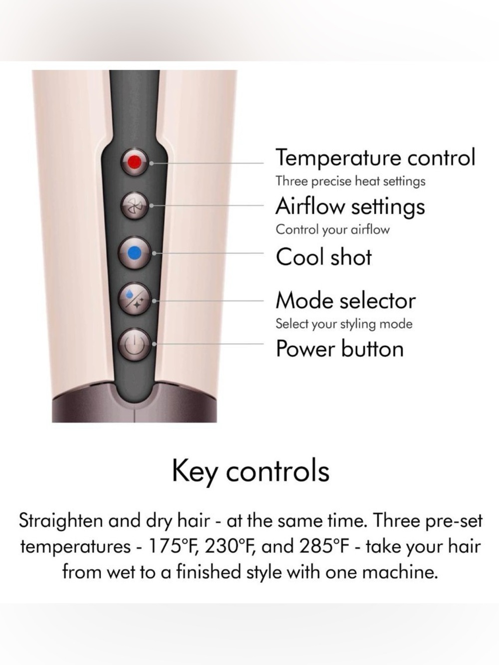 Dyson Airstrait Wet to Dry Straightener - Picture 7 of 9